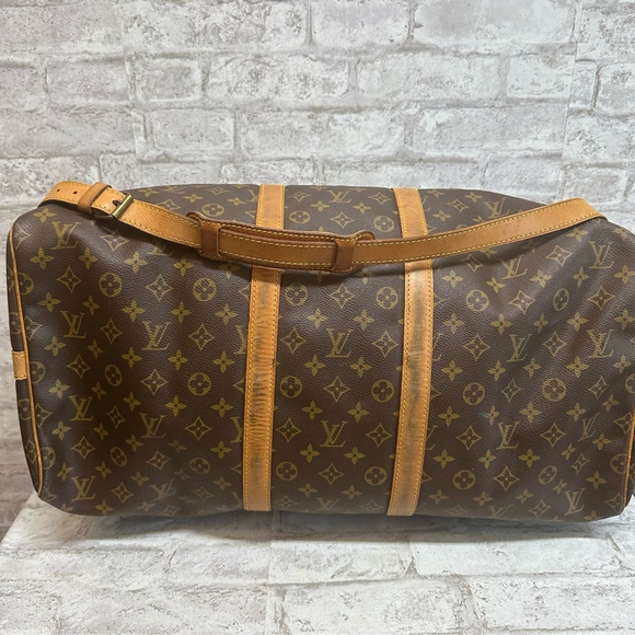 Louis Vuitton Keepall Bandoulière 55 Monogram Boston Travel Duffel Vintage - Picture 6 of 14
